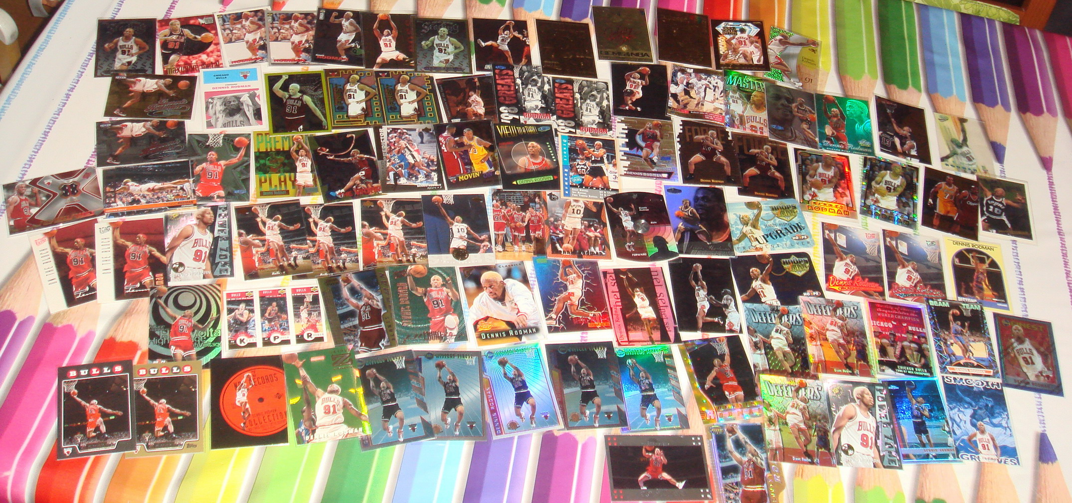 Vente Collection Dennis Rodman Basketball Trading Cards